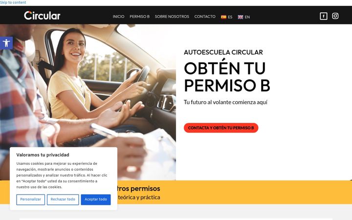 Screenshot ta' circularformacion.es