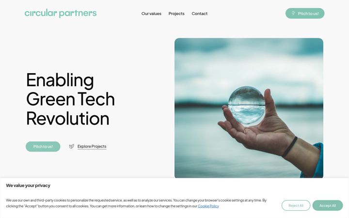 Screenshot ta' circularpartners.es