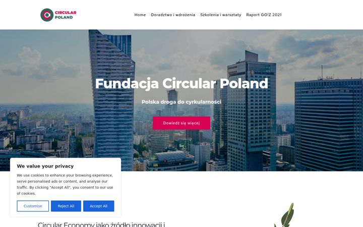 Screenshot του circularpoland.org