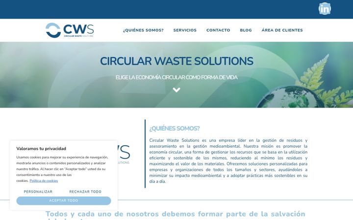 Screenshot ta' circularwaste.es