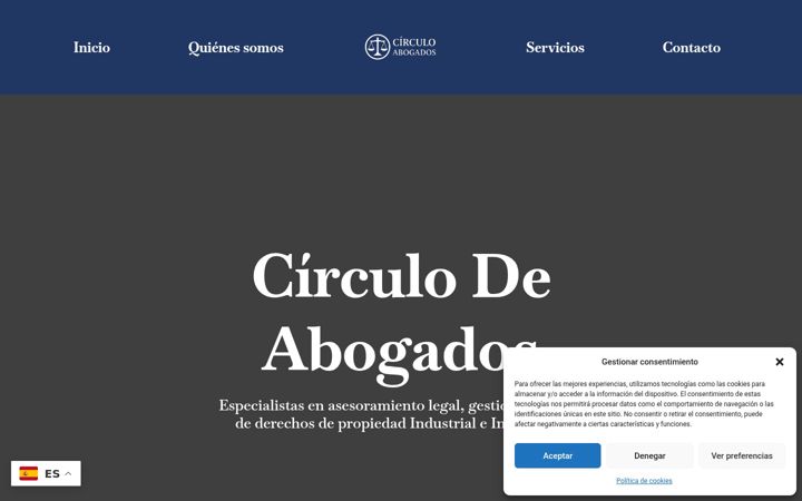 Screenshot of circulo-abogados.com