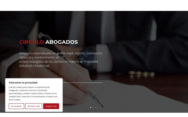 Screenshot of circuloabogados.com
