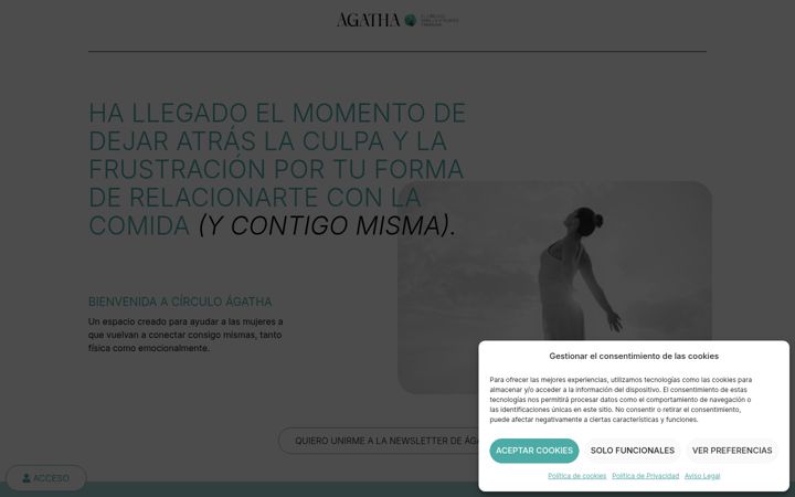 Screenshot of circuloagatha.com
