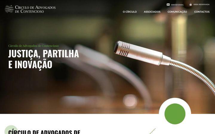 Screenshot of circulocontencioso.pt