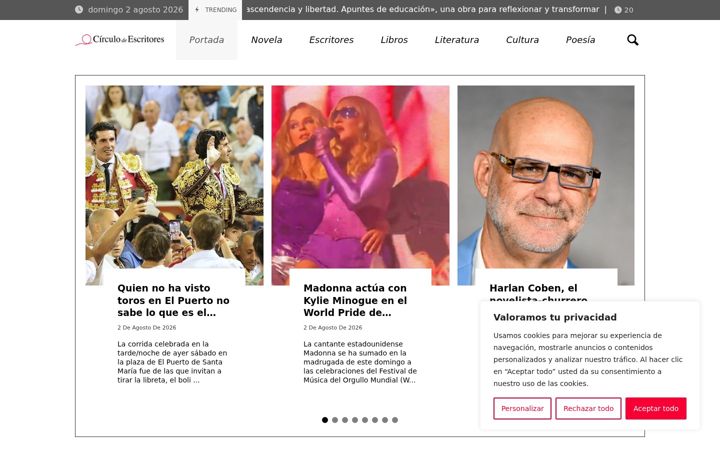Screenshot of circulodeescritores.com