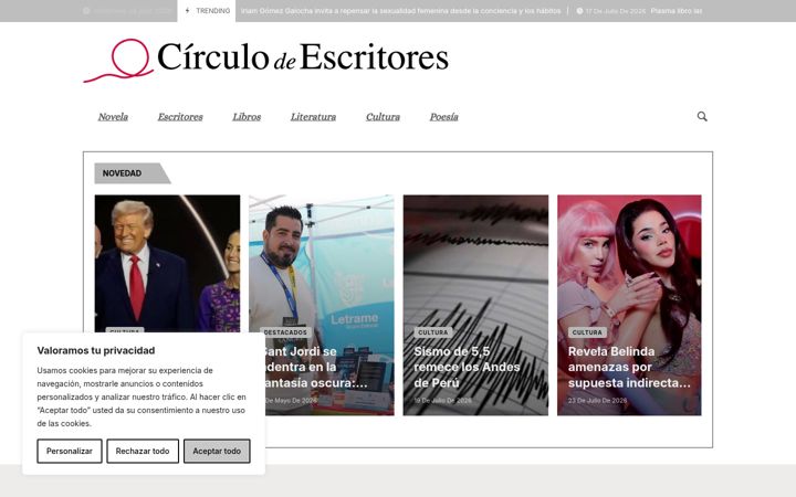 Screenshot of circulodeescritores.es