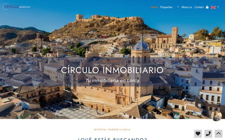 Screenshot of circuloinmobiliariolorca.com