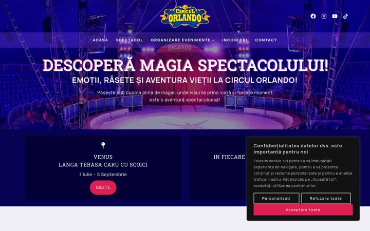 Snímek obrazovky circulorlando.ro
