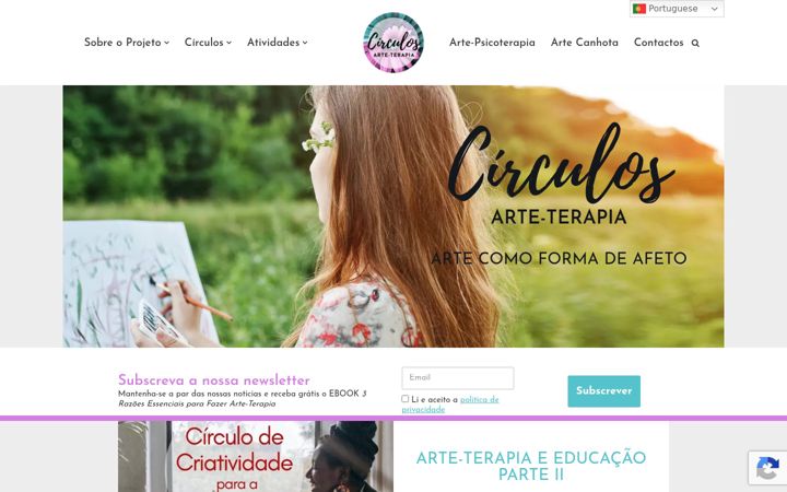 Screenshot of circulos.pt