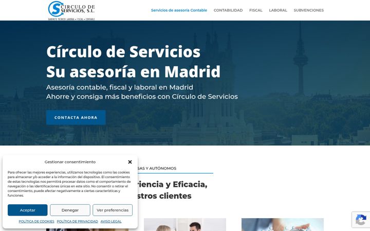 Screenshot of circuloservicios.com