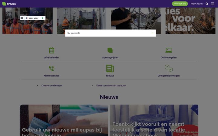 Екранна снимка на circulus.nl