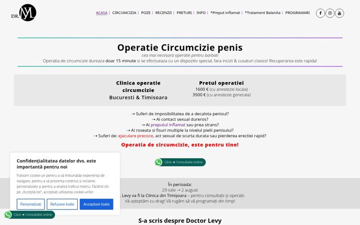 Snímek obrazovky circumcizie.ro