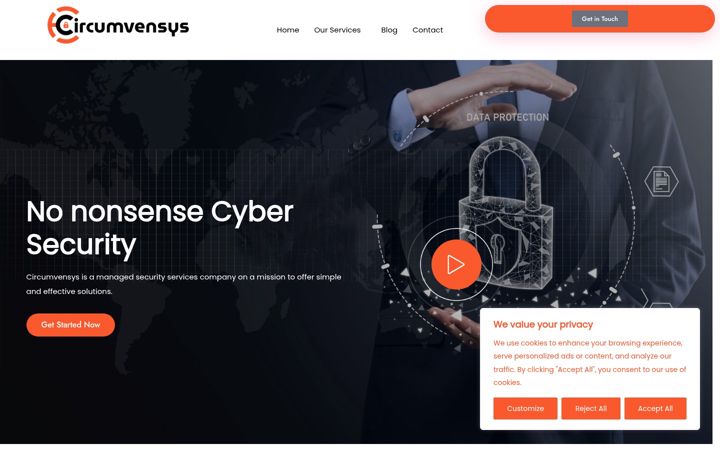Screenshot of circumvensys.com