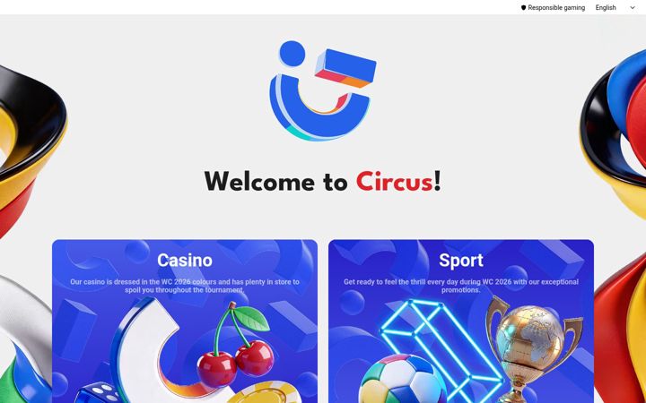 Screenshot of circus.be