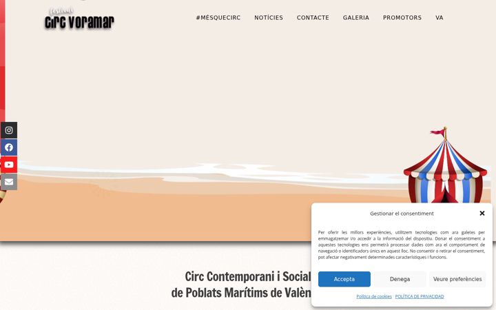 Screenshot of circvoramar.com