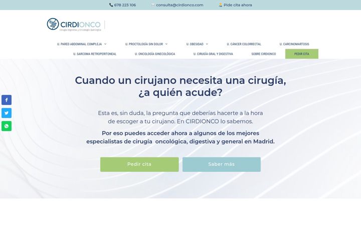 Screenshot of cirdionco.com