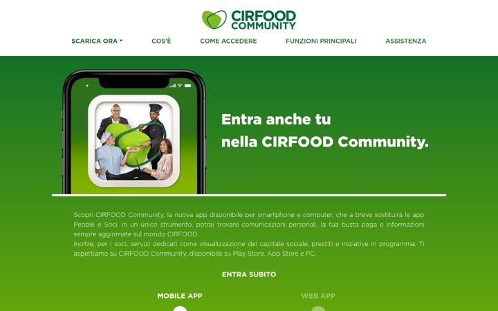 Screenshot of cirfood.community