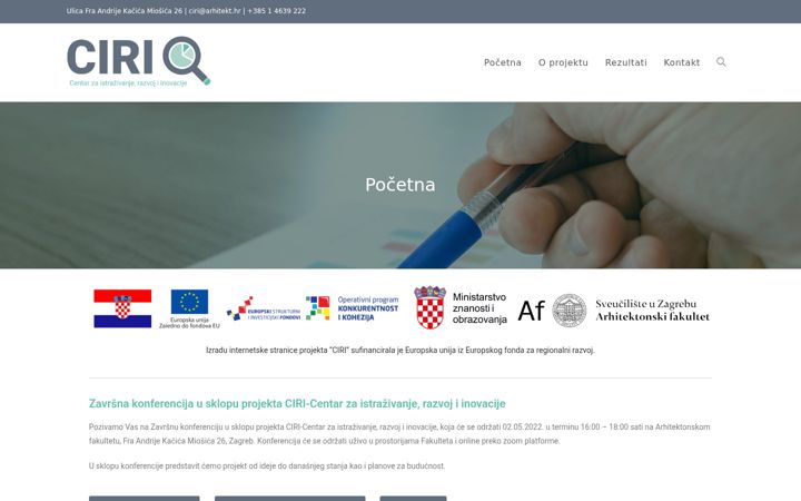 Snímek obrazovky ciri-projekt.eu