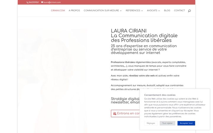 Screenshot of ciriani.com