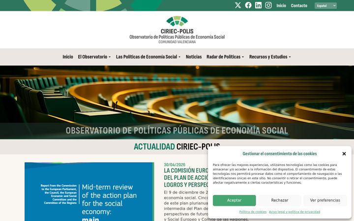 Captura de pantalla de ciriec-polis.es