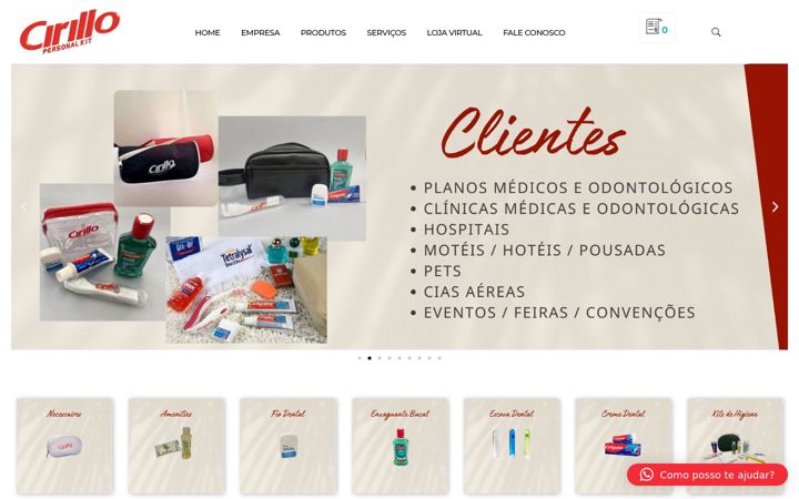 Screenshot του cirillopersonalkit.com.br