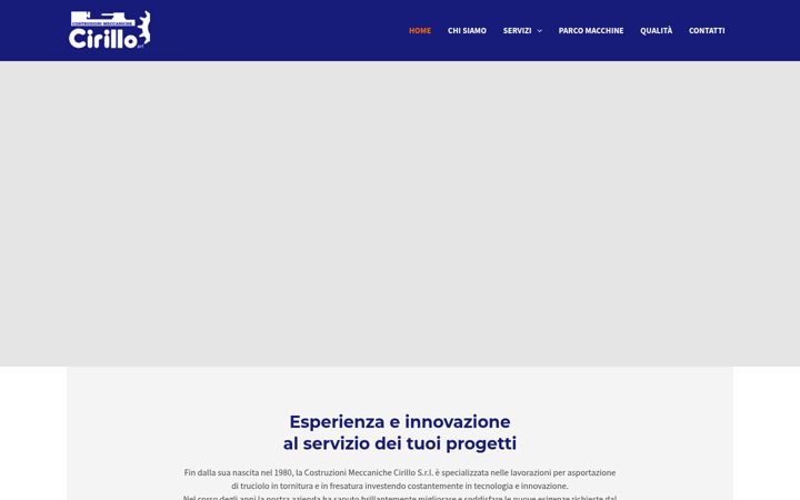 Screenshot ta' cirillosrl.it