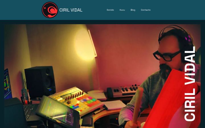Screenshot of cirilvidal.com