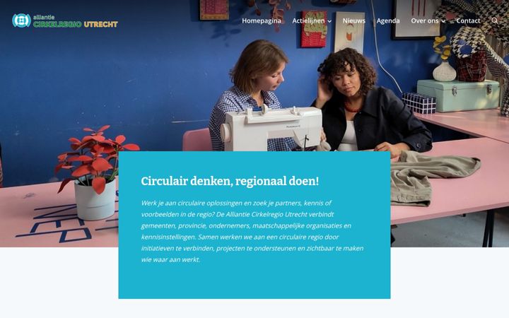 Екранна снимка на cirkelregio-utrecht.nl