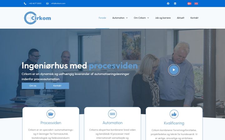 Screenshot of cirkom.com