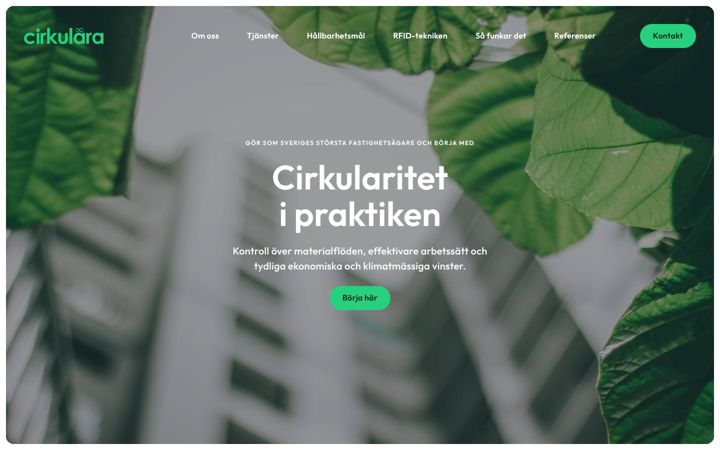 Screenshot of cirkulara.com