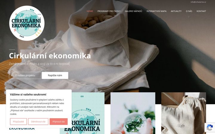 Captura de ecrã de cirkularne.cz