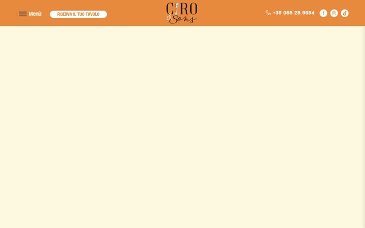 Screenshot of ciroandsons.com