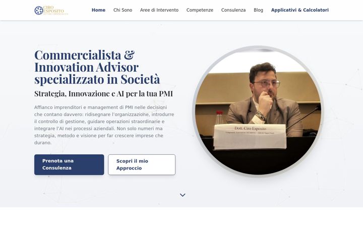 Screenshot di ciroesposito.net