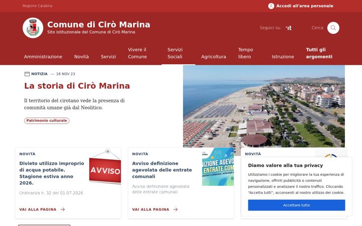 Screenshot ta' ciromarina-choranext.it