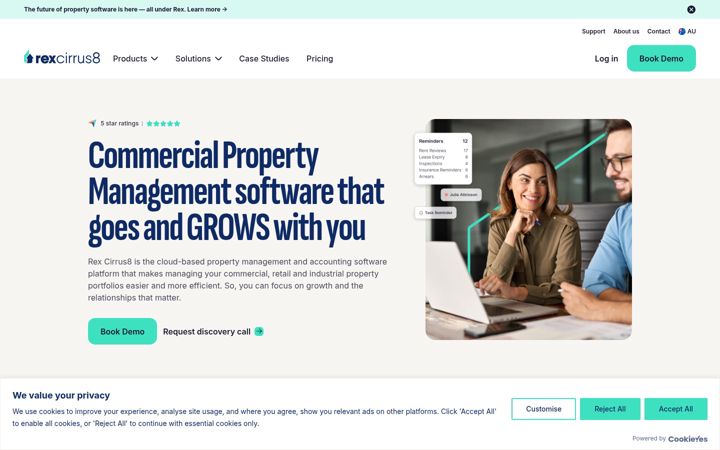Screenshot of cirrus8.co.uk