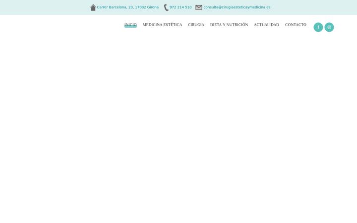 Screenshot του cirugiaesteticaymedicina.es