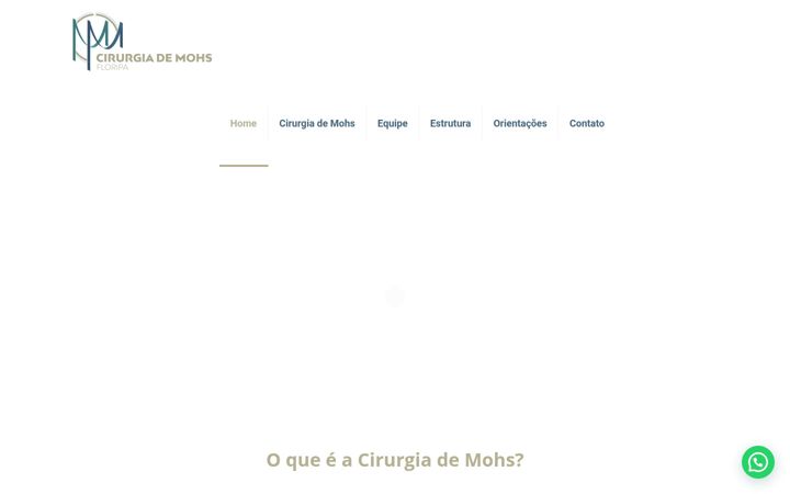 Screenshot van cirurgiademohs.floripa.br