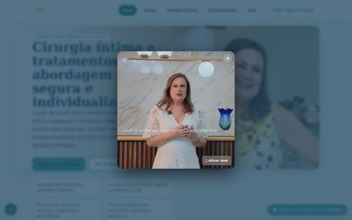 Screenshot van cirurgiaintimalaser.com.br