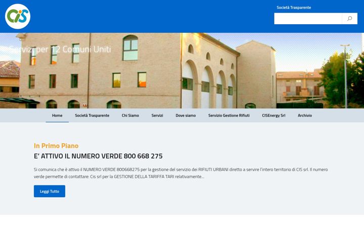Snímek obrazovky cis-info.it