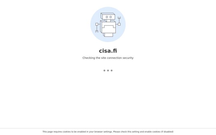 Screenshot di cisa.fi