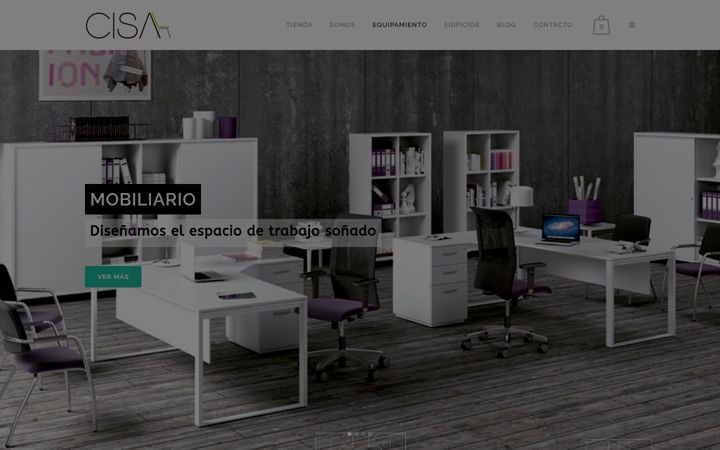 Screenshot του cisaequipamientodeedificios.es