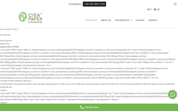 Screenshot of cisapaper.com