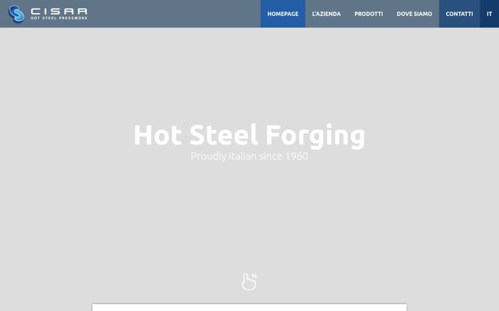 Screenshot of cisarsrl.com