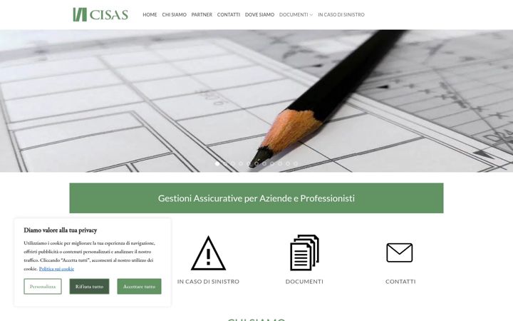 Captură de ecran a cisas.net