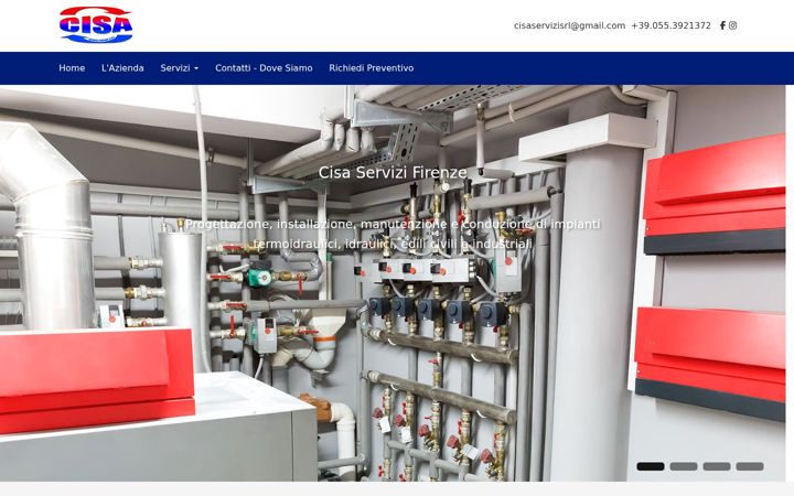 Screenshot of cisaservizifi.it