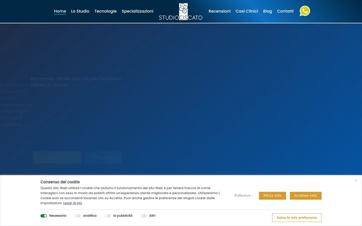 Screenshot of ciscatostudio.it