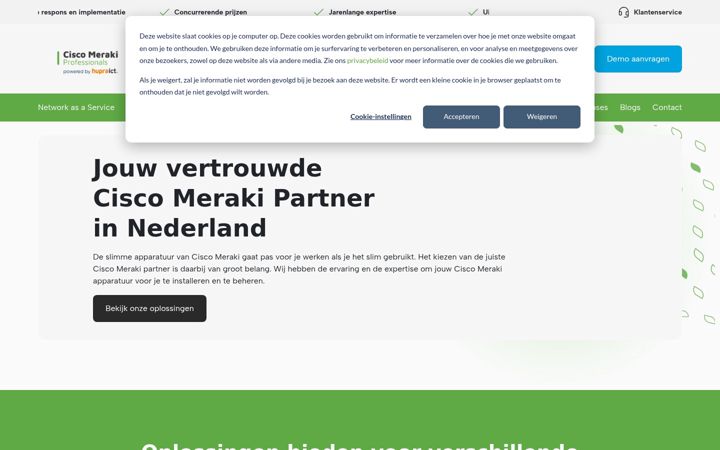Screenshot of ciscomerakiprofessionals.com