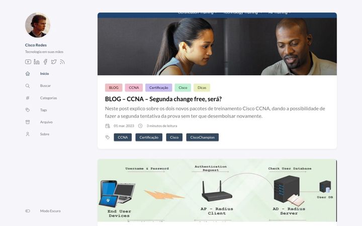 Ekrano kopija ciscoredes.com.br