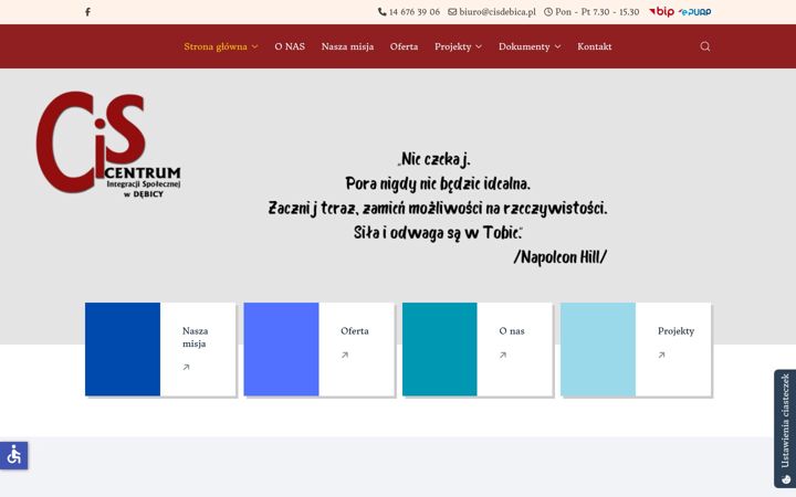 Képernyőkép: cisdebica.pl