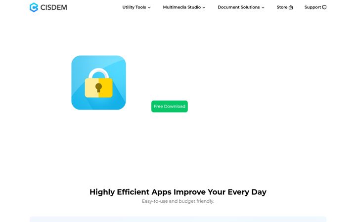 Screenshot of cisdem.com